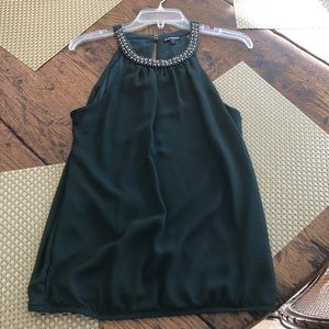 Express Gem Neck Top